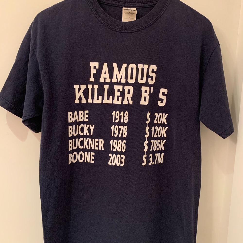 famous killer B's Boston Red Sox curse t shirt